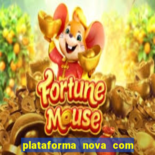 plataforma nova com bonus no cadastro